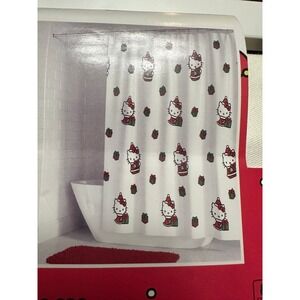 Hello‎ Kitty Christmas shower curtain